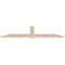 Ekena Millwork Eugene Smooth Timber Gable Bracket, Douglas Fir, 84"W x 21"H x 1 1/2"D x 5 1/2"F, 6/12 Pitch GBW084X21X0206EUG00SDF - alternate 3